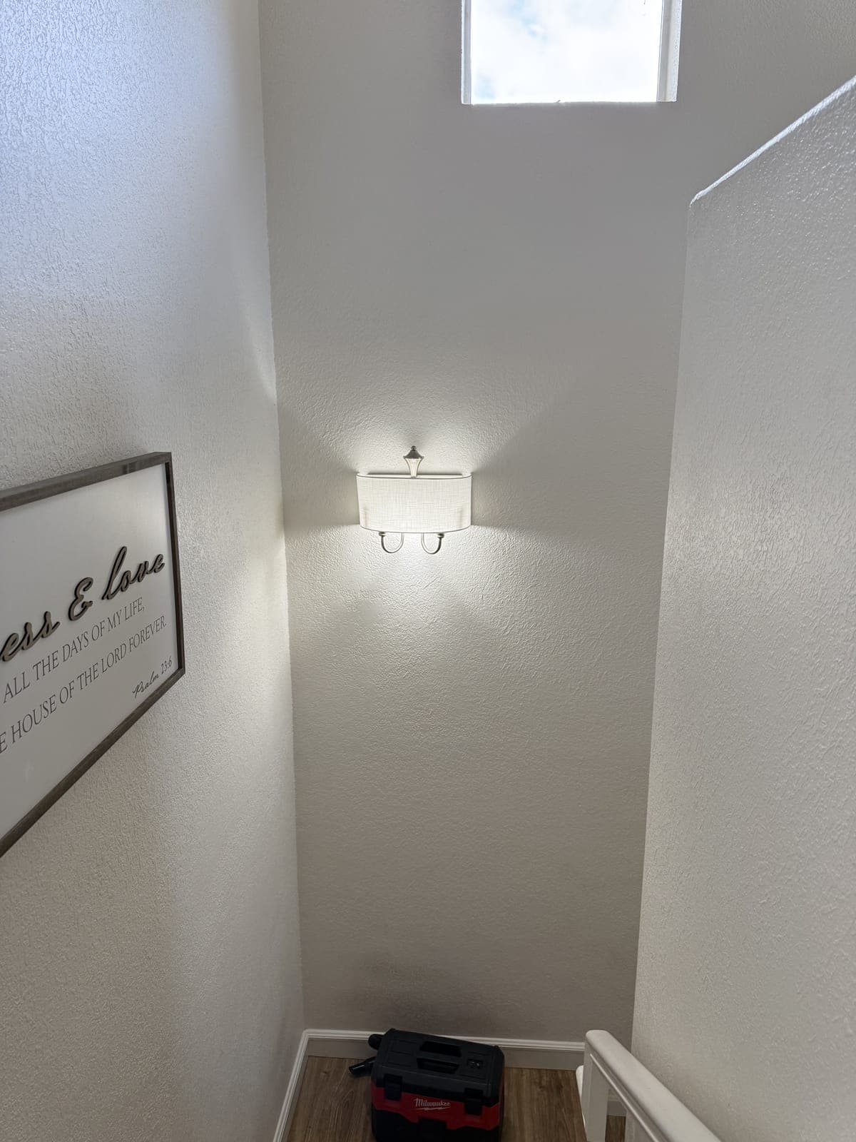 New exterior sconce light installed in Campbell