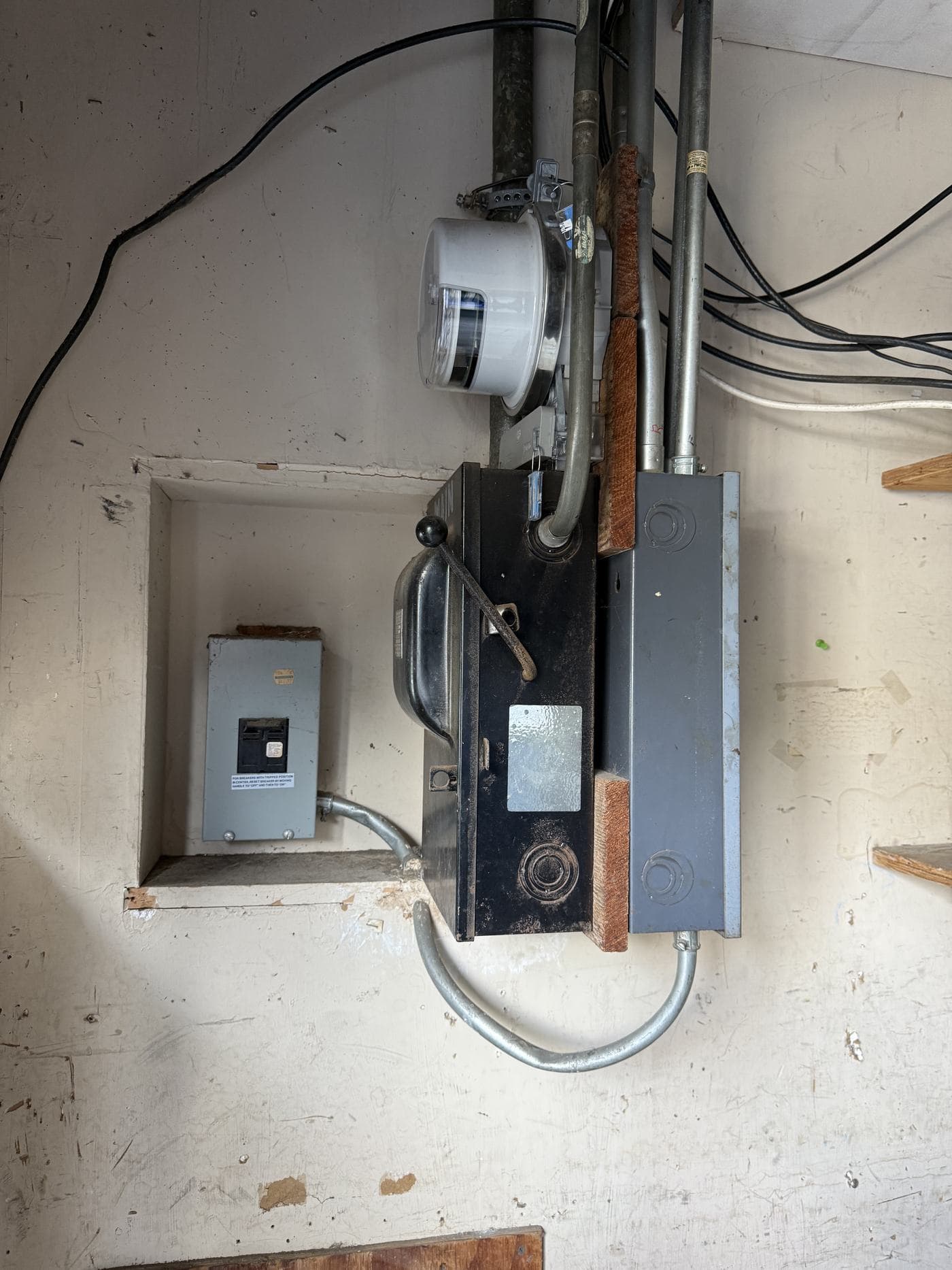 Electrical service equipment and disconnects
