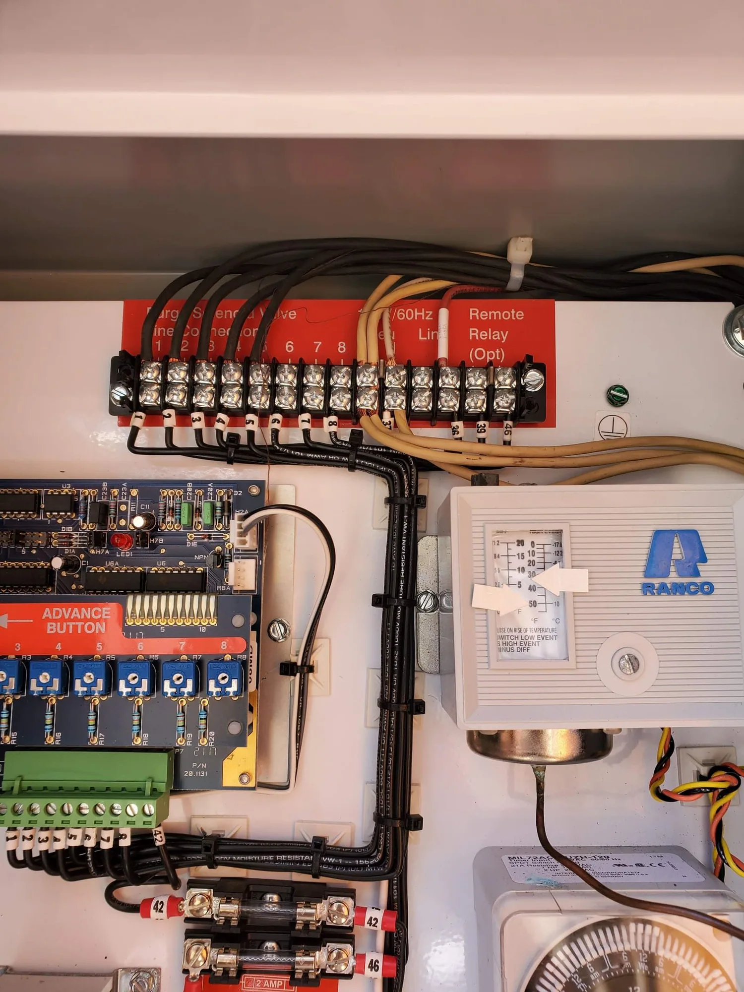 Electrical equipment from a commercial service call