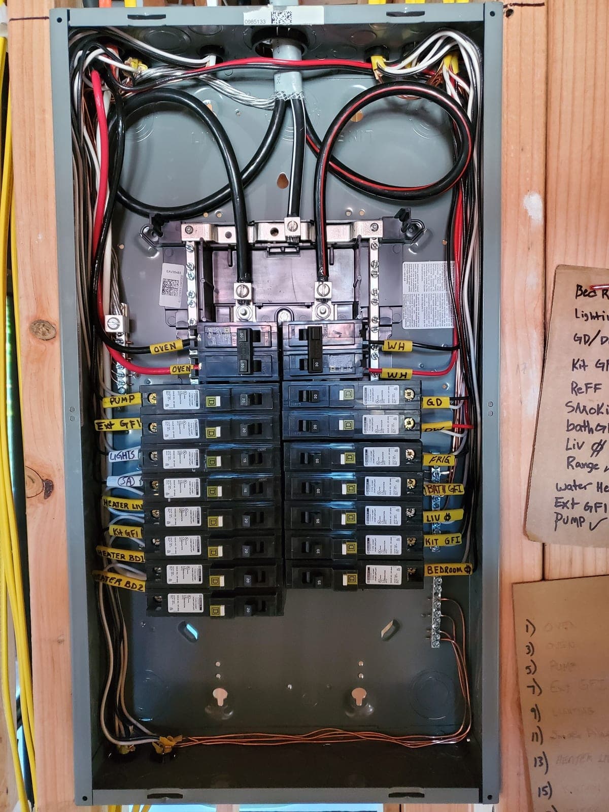 Subpanel addition on the opposite side of a Gilroy home, relieving an overloaded main panel