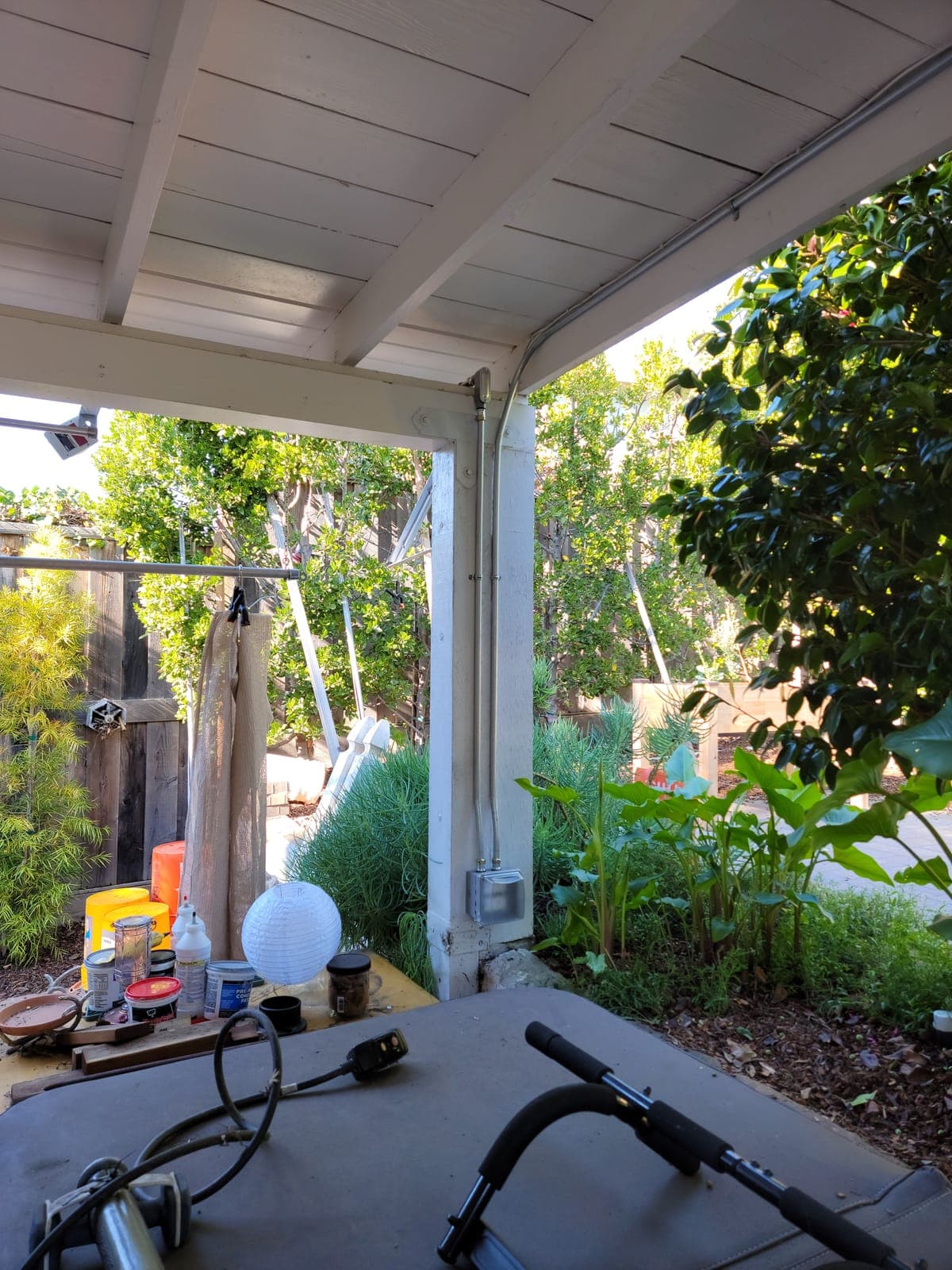 New patio power circuit at a Los Altos Hills estate