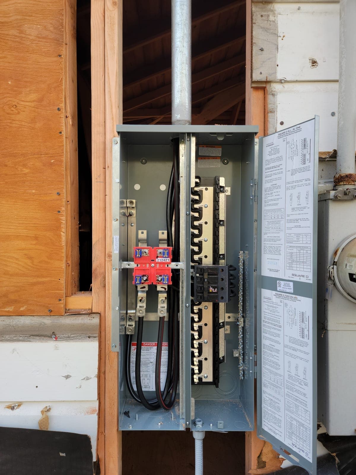 200A main panel upgrade — Los Gatos