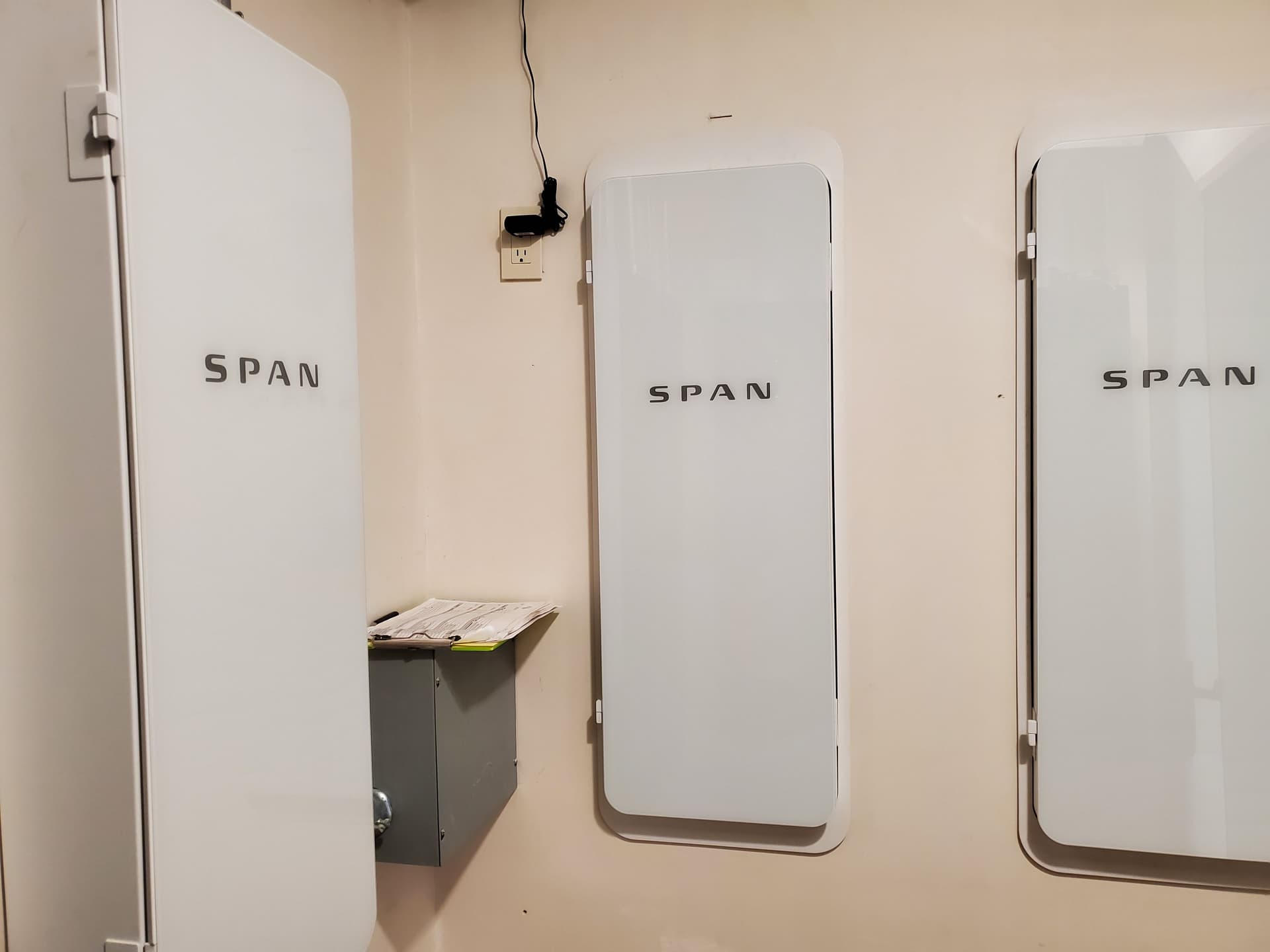 Panel upgrade in progress