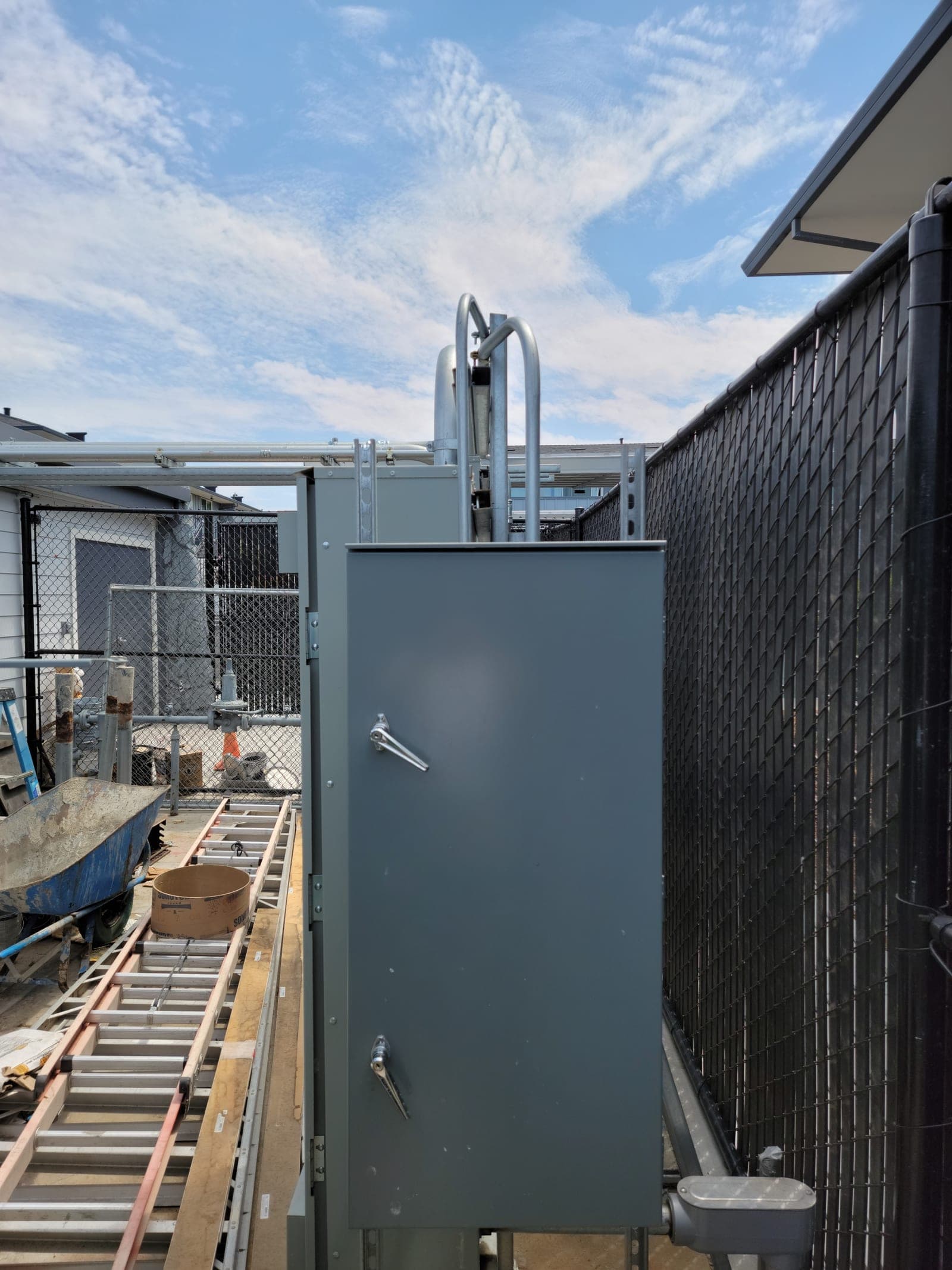 New main panel for a commercial kitchen, installed by Cali Rollin Electric