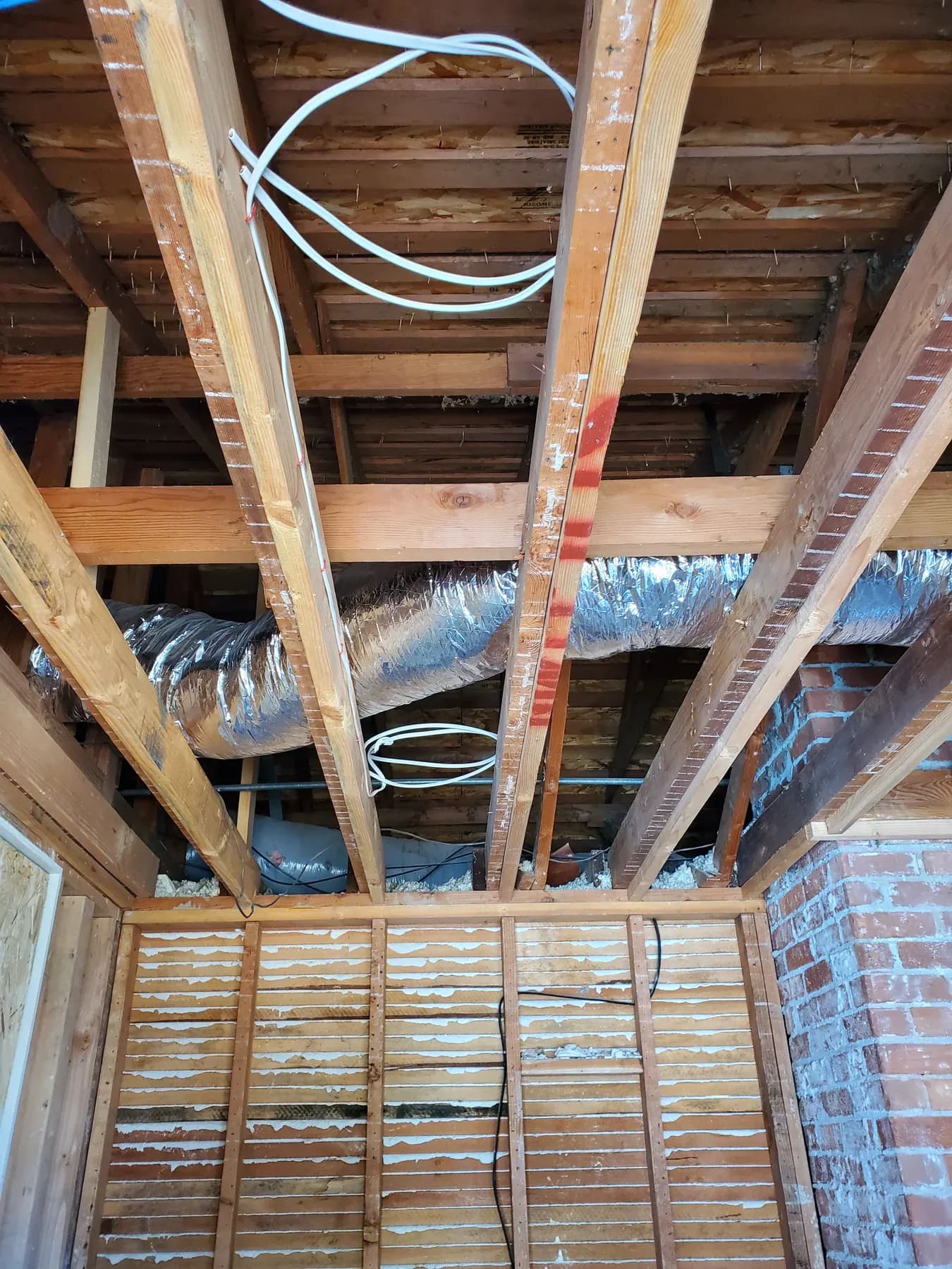 Cable and device boxes installed in open residential framing