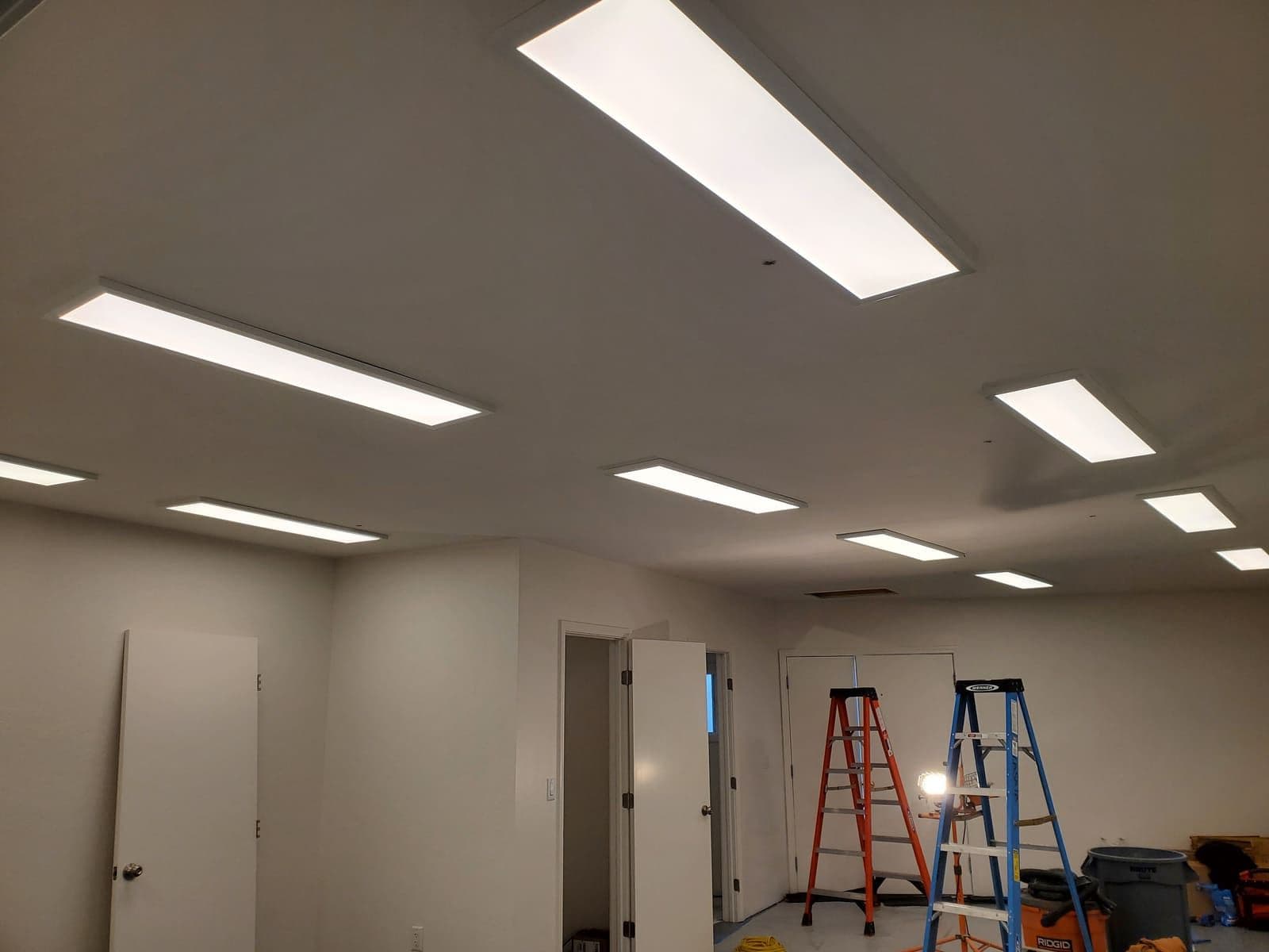Office lighting installation in Sunnyvale