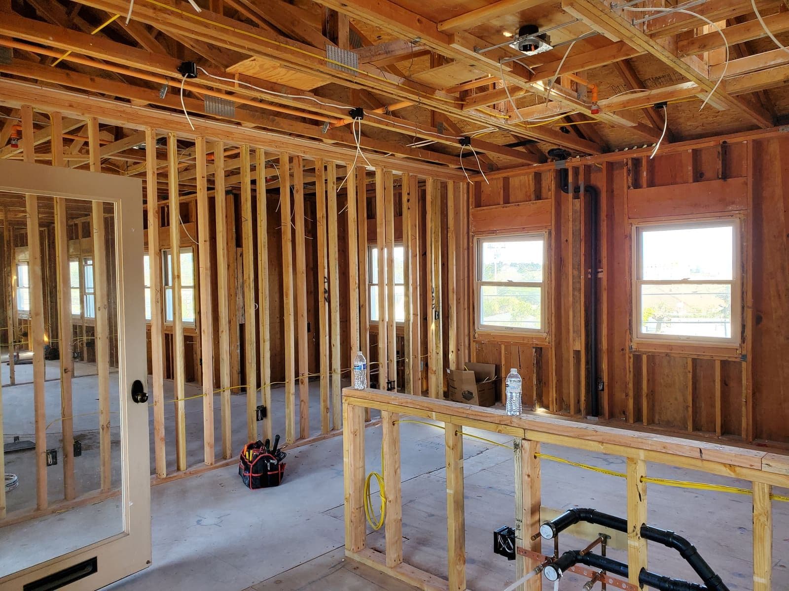 Completed rewire panel work