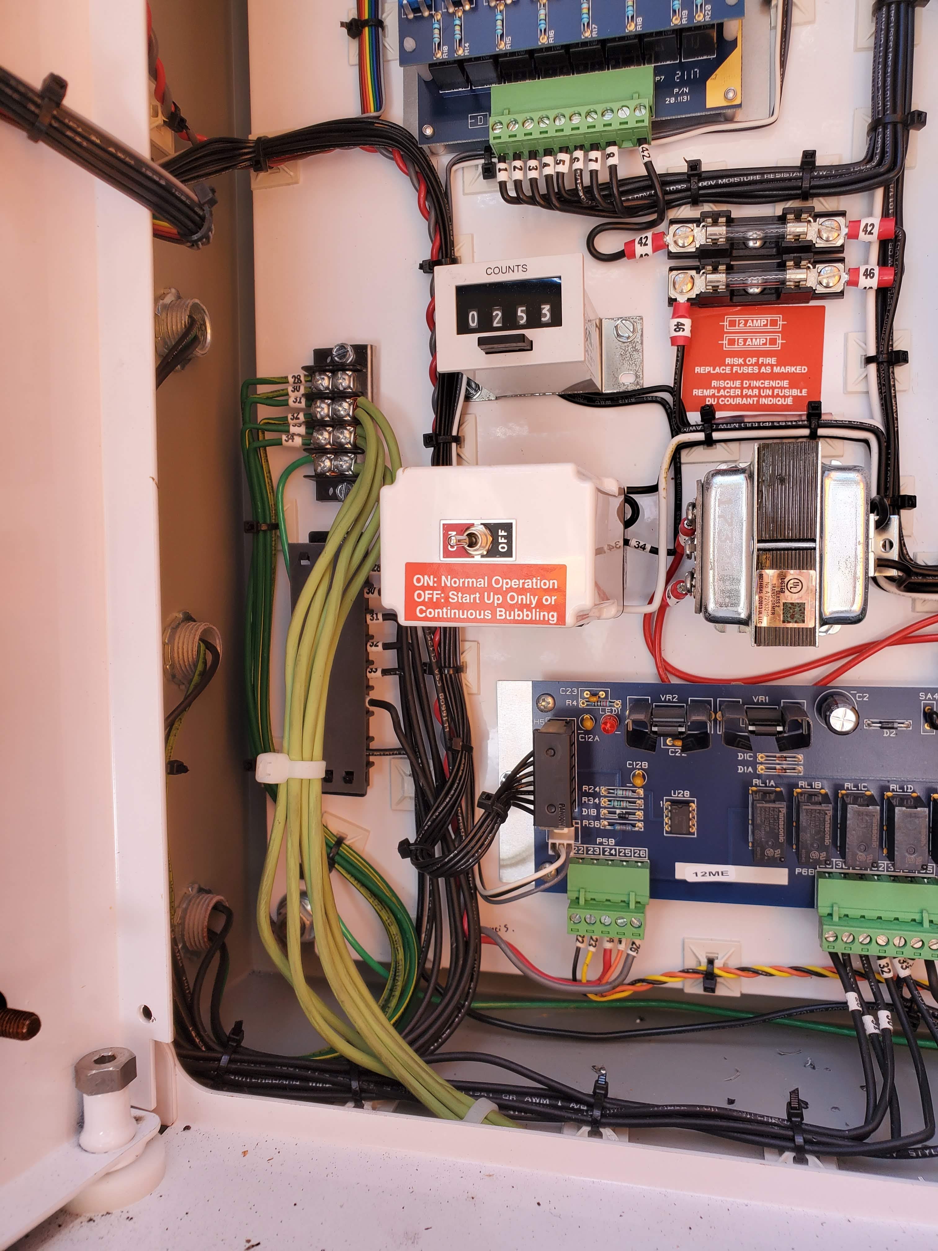 Commercial emergency repair in progress