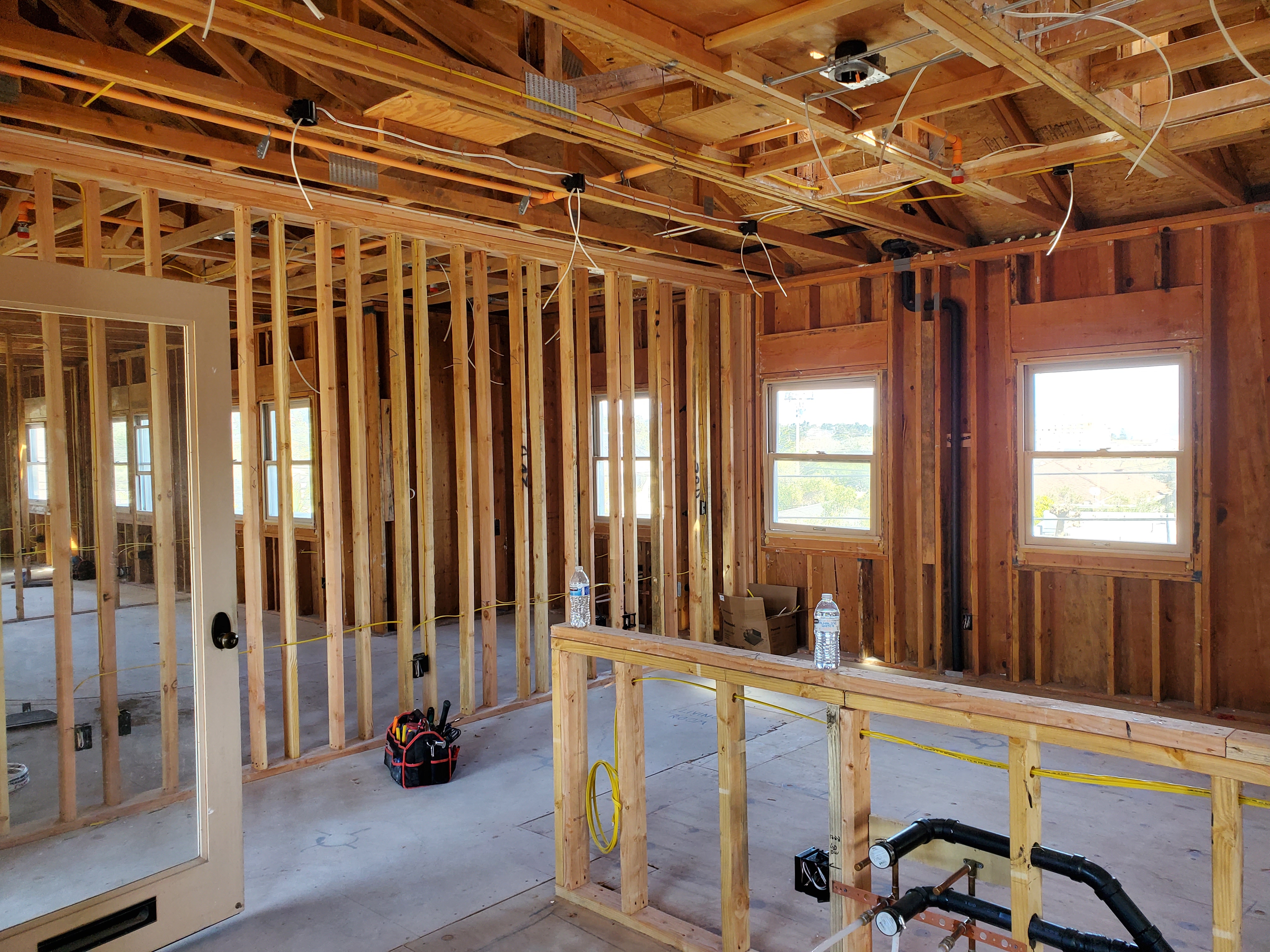 Completed rewire panel work